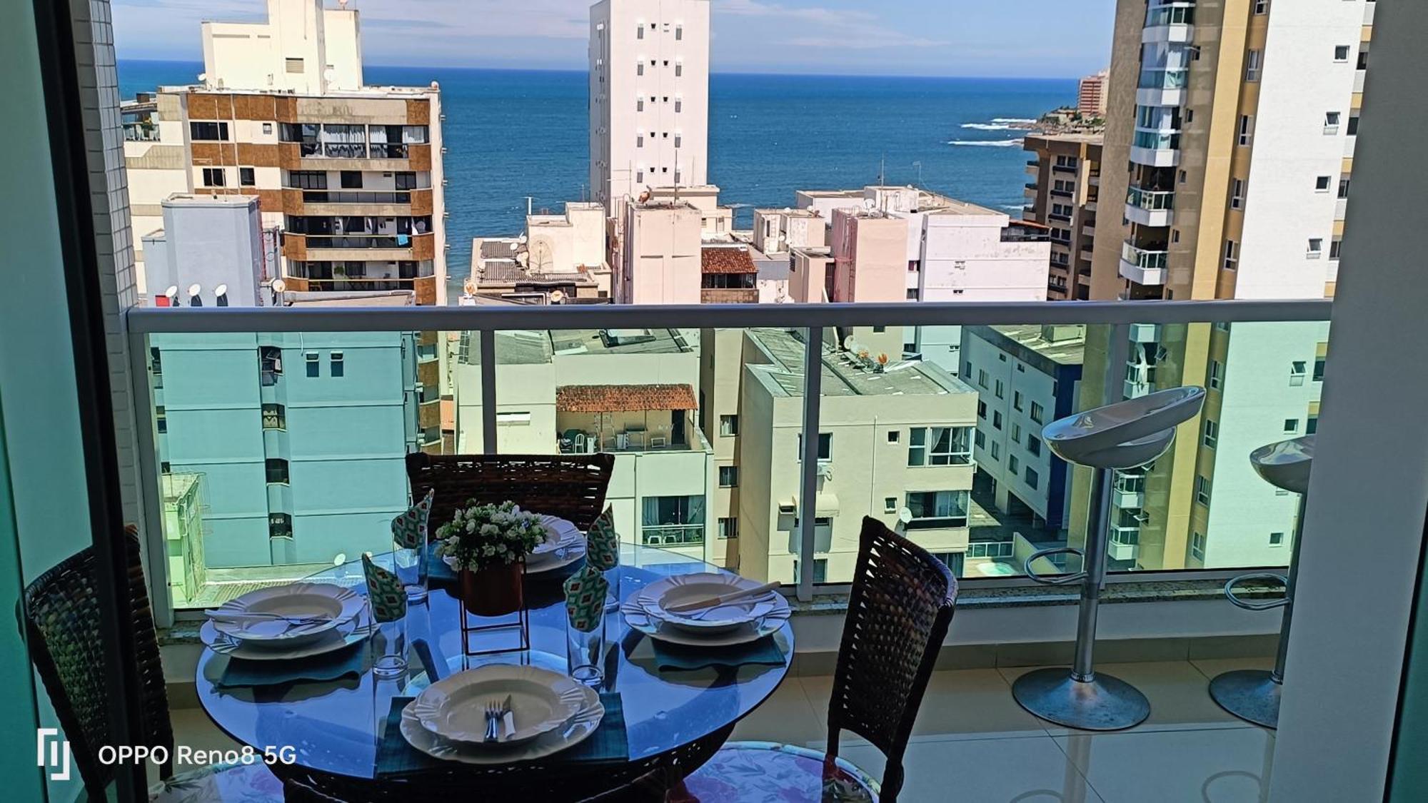 Magnifico Apto Com Vista Para O Mar, 2 Quartos, Maximo 6 Pessoas!!! 구아라파리 외부 사진